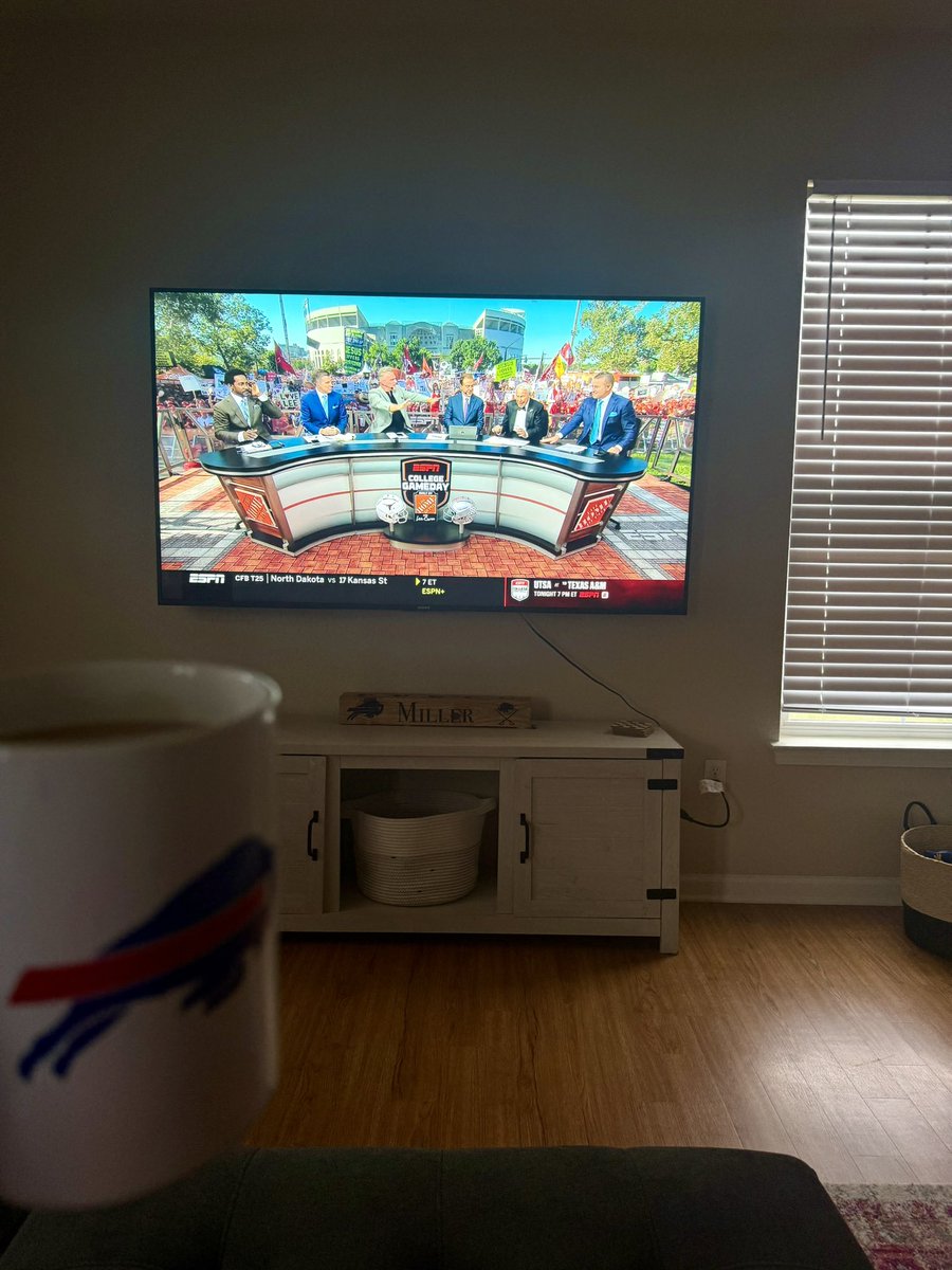 Happy College Game Day. We made it.