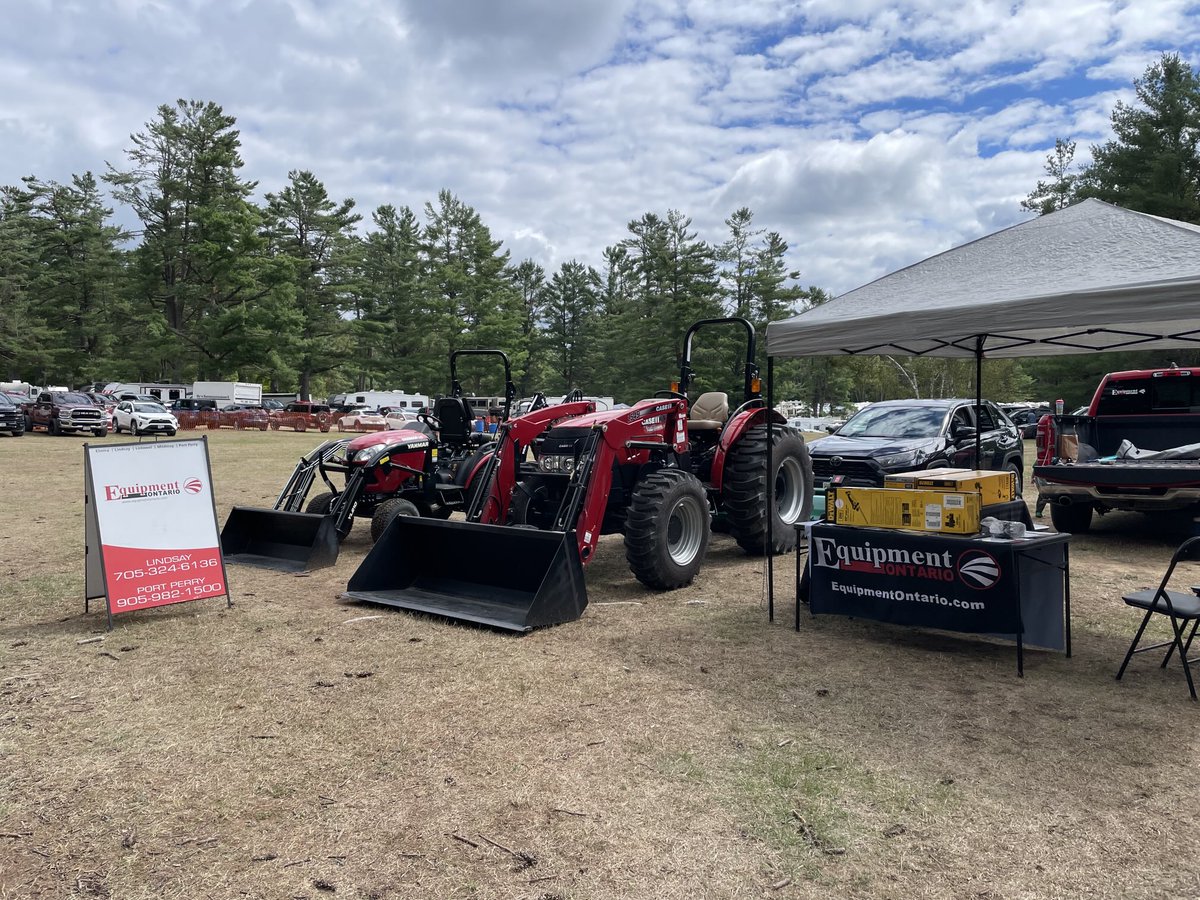 grootchris's tweet image. Equipment Ontario Exhibit at the Kinmount Fair this weekend !!
