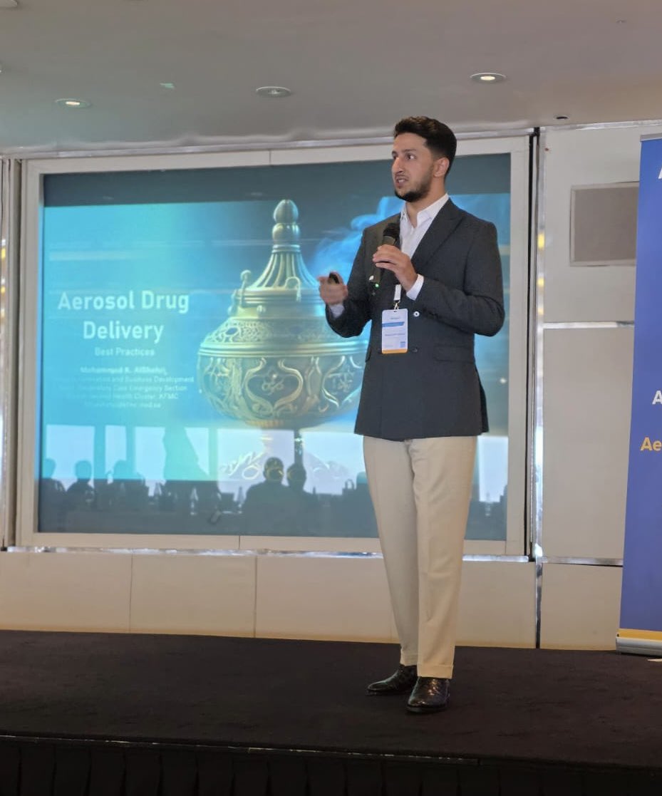 Happy to speak about one of my favorite topics (Art of Aerosol Therapy) .. Great gathering and it’s always wonderful to meet old friends 😊