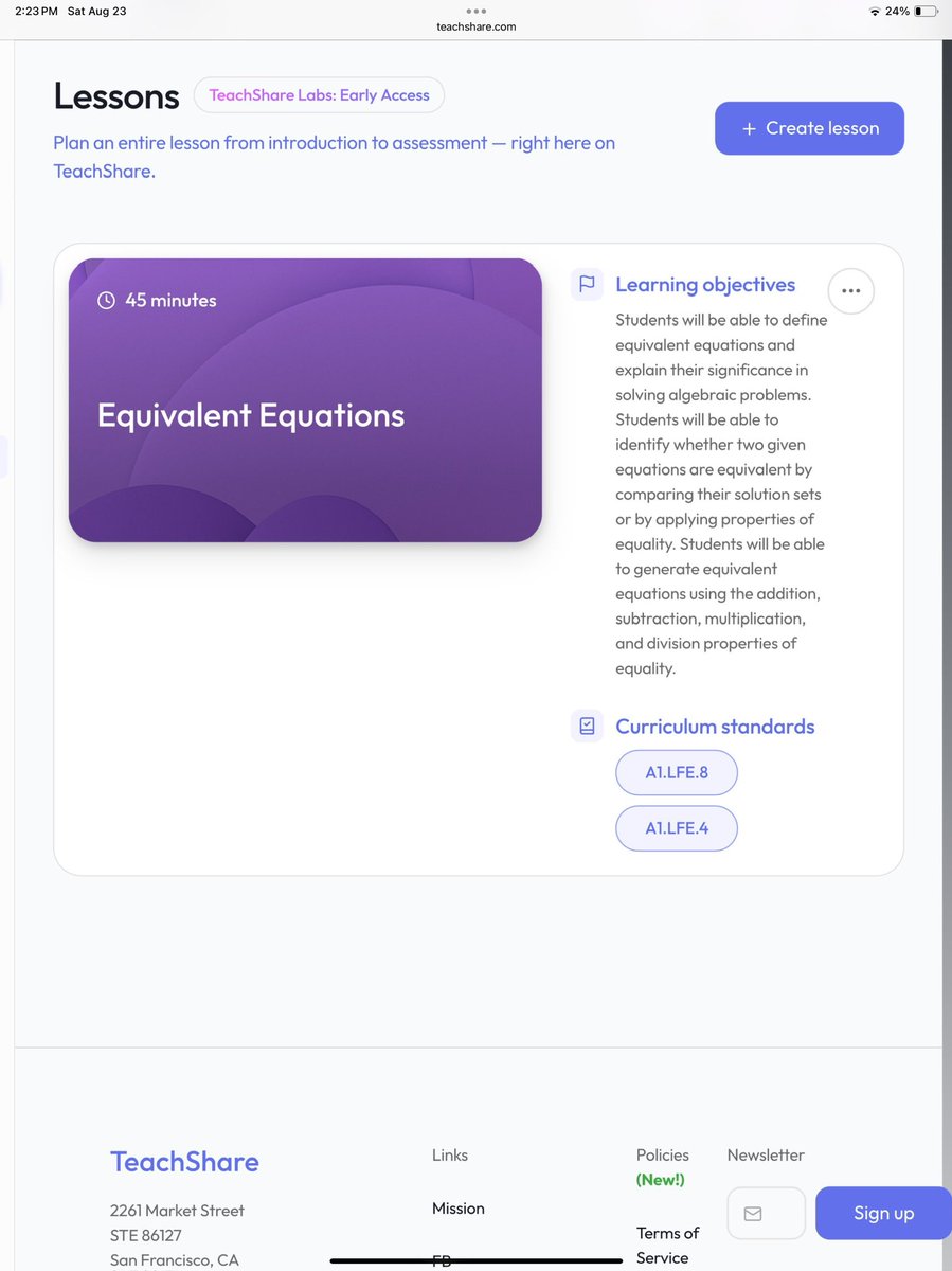 MrsAngieDuncan's tweet image. Need help with lessons, intervention,extra practice?? Check out TeachShare!! This is the best AI tool I have found. Very customizable! #teachshareai