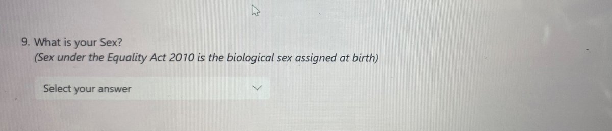 mogcat34's tweet photo. @SexMattersOrg @HJoyceGender @TalkTV Some signs of hope? Daughter’s university accommodation form application back in July included this question and qualifier. https://t.co/P7D9SmcRgi
