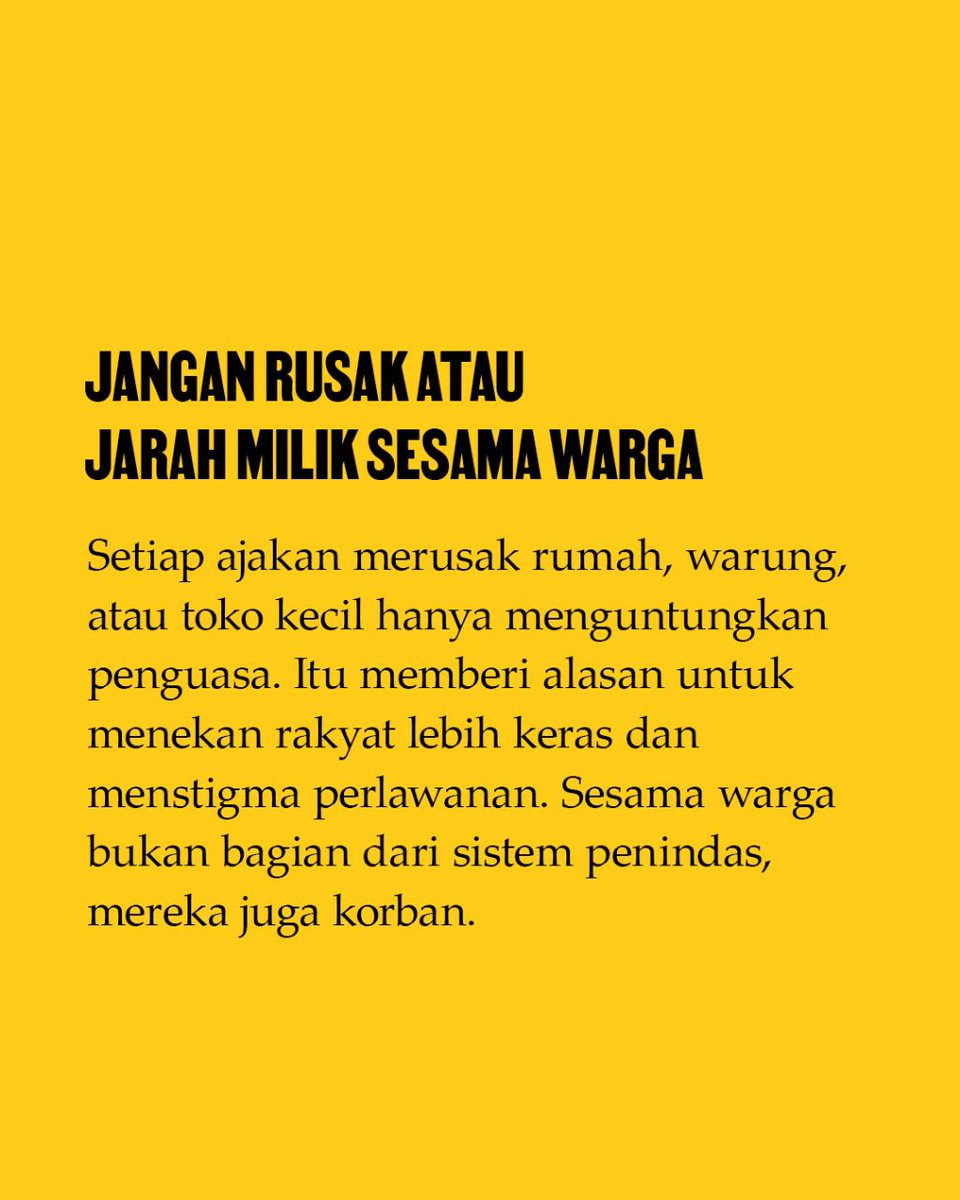 Mari saling mengingatkan, sebarluaskan ke kawan2 sekitar!

Gow 🖤❤✊

#WargaJagaWarga