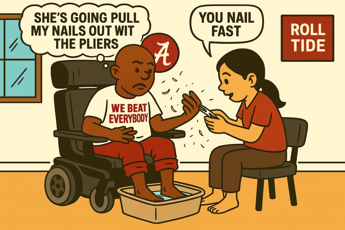 You ever notice how a paralyzed person’s air and nails grow like they’re on performance-enhancing drugs? I mean, my nails grow so fast, sometimes I catch myself looking like Wolverine from the X-Men. All I need is a leather jacket and a theme song, and I’m ready to slash