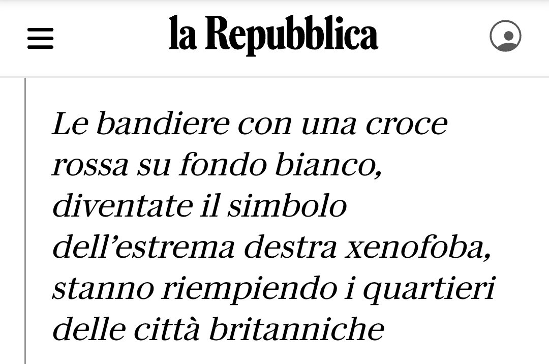 Per protestare contro l'immigrazione di massa irregolare, in Inghilterra i cittadini hanno escogitato un sistema semplice ed efficace: esporre la bandiera nazionale, ovvero la croce di San Giorgio, ai lati delle strade.
E questo ha mandato i globalisti in bestia. Tutta la