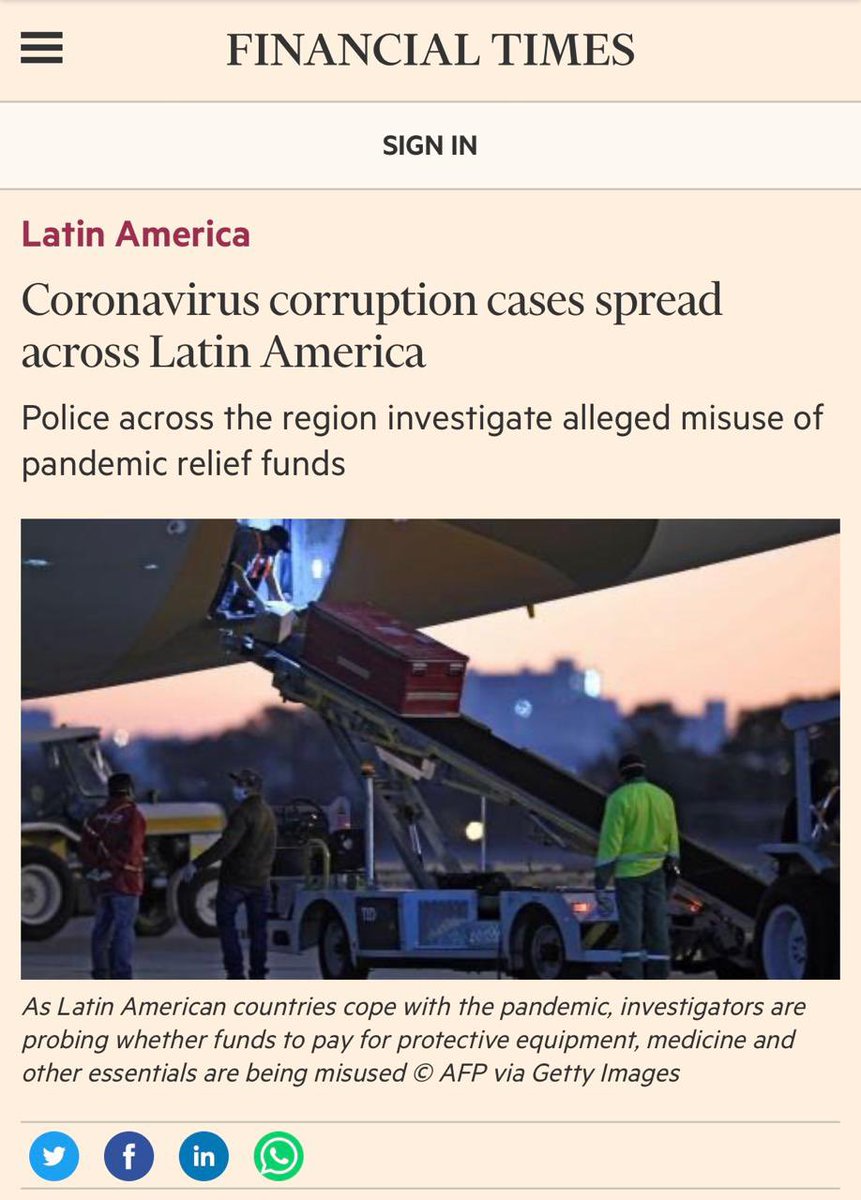 barsallocarlos's tweet image. Sábado Picante La Prensa 30 de agosto de 2025 

Financial Times 7 de julio de 2020 

#Pandemia: el gran negocio. 

#Transparencia en cuarentena