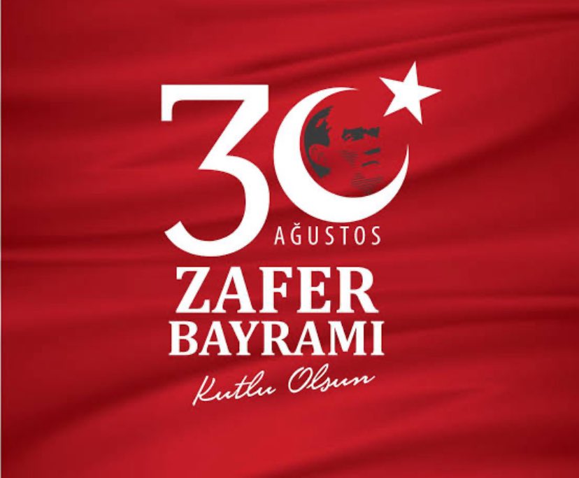 30 Ağustos Zafer Bayramı, milletimizin bağımsızlığa olan inancının, özgürlük aşkının ve kararlılığının en büyük simgesidir. Bugün bizlere bu onurlu mirası bırakan Mustafa Kemal Atatürk ve silah arkadaşlarını saygı ve minnetle anıyoruz. 🇹🇷