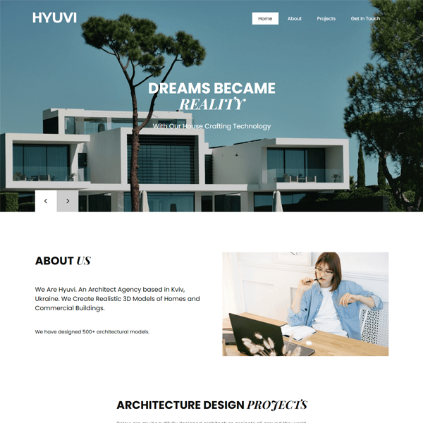 htmlcodix's tweet image. Hyuvi - Architecture HTML Website
#HTML #Architecture