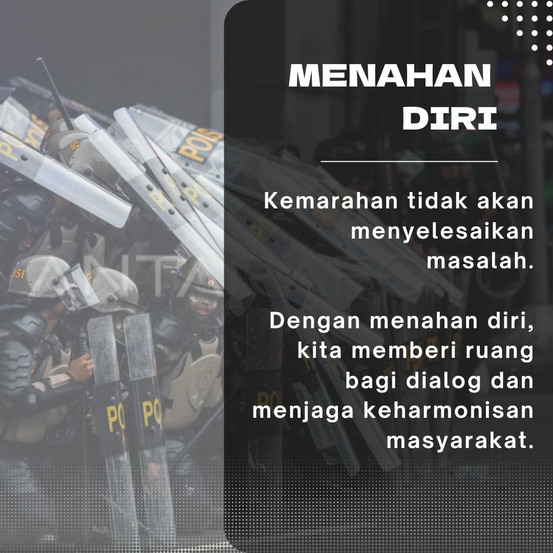 bear_do2's tweet photo. Dalam setiap konflik, menahan diri adalah bentuk kekuatan sejati. Jangan biarkan emosi menguasai, mari jaga keharmonisan dan utamakan dialog https://t.co/0Nqh2W2rDx