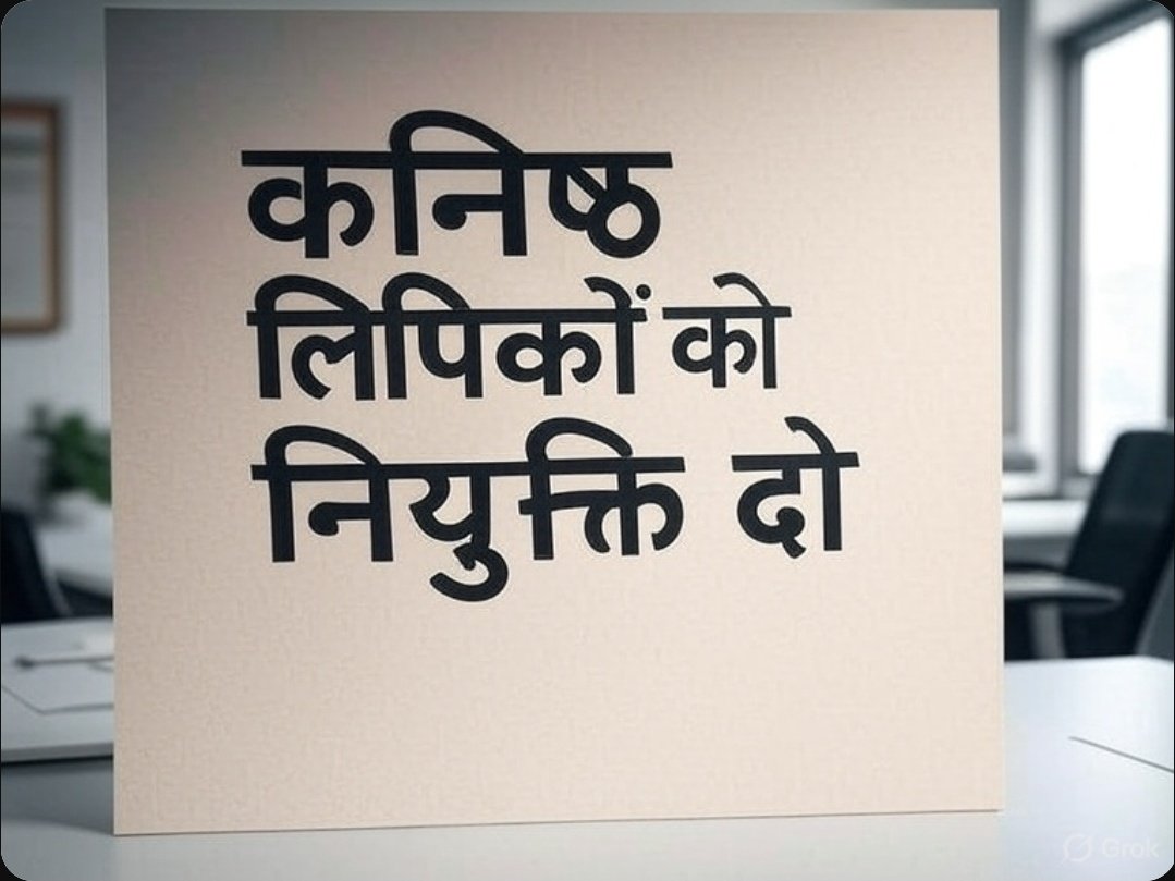 आप साथी भाई तैयार रहें..!!🙏🏻

लिखना शुरू करदो 
📈 अपनी एकजुटता का परिचय दीजिए और ट्वीटर/X के इस ट्रेंड का हिस्सा बनिए..!!🙏🏻
आज शाम 
⏰ 7:00 PM - 9:00 PM
हैशटैग 👇🏻👇🏻
#LDC_को_नियुक्ति_दो
<a href="/RajCMO/">CMO Rajasthan</a> <a href="/BhajanlalBjp/">Bhajanlal Sharma</a> <a href="/LDCsangh/">LDC संघ राजस्थान</a> 
को जरूर टैग करे।