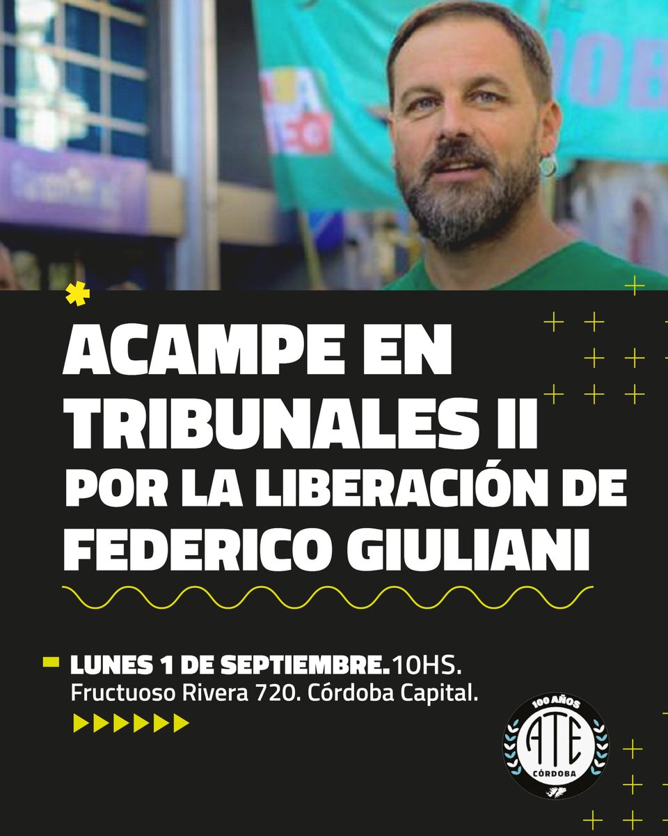 ACAMPE EN TRIBUNALES II

💪Este lunes 1 de septiembre nos convocamos a las 10 hs, en Tribunales II (Fructuoso Rivera 720) para exigir la inmediata liberación de Federico Giuliani. 
*Sumate*