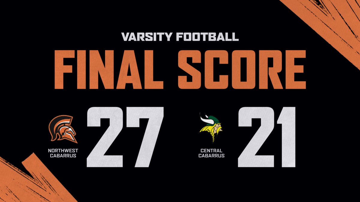 TROJANS WIN‼️

Congrats to Varsity 🏈 on their win over Central Cabarrus in OT!