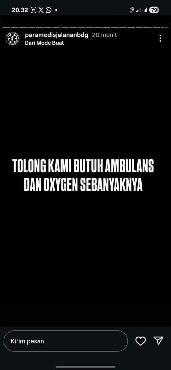 barengwarga's tweet image. ❗URGENT ❗

Teman-teman di Bandung membutuhkan ambulans dan oxygen, mohon dikirim ke Unpas sekarang!