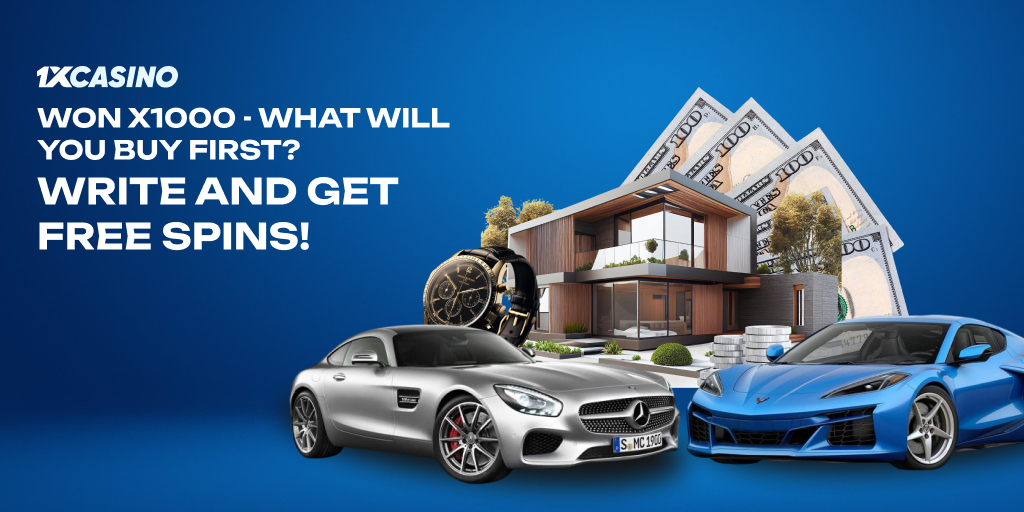 1XCasinoX's tweet image. 💥 Won x1000 — what will you buy first? 🤑
Write in the comments — the best answer will get free spins! 🎰
Try your luck at 1XCasino today!
bit.ly/46R6g6n
#spintowin #epicrewards #challengeyourself
