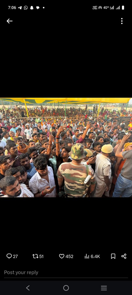 Power of the tej Pratap teams II जहानाबाद के घोसी में सभा करते हुए तेज प्रताप यादव के बीच जनता का भेद देखकर सभी विरोधियों का होश उड़ जाएग
#BOYS2PLANET 
#WilliamEst 
#BiharElections2025 
#Jahnabadrailly
<a href="/TejYadav14/">Tej Pratap Yadav</a>