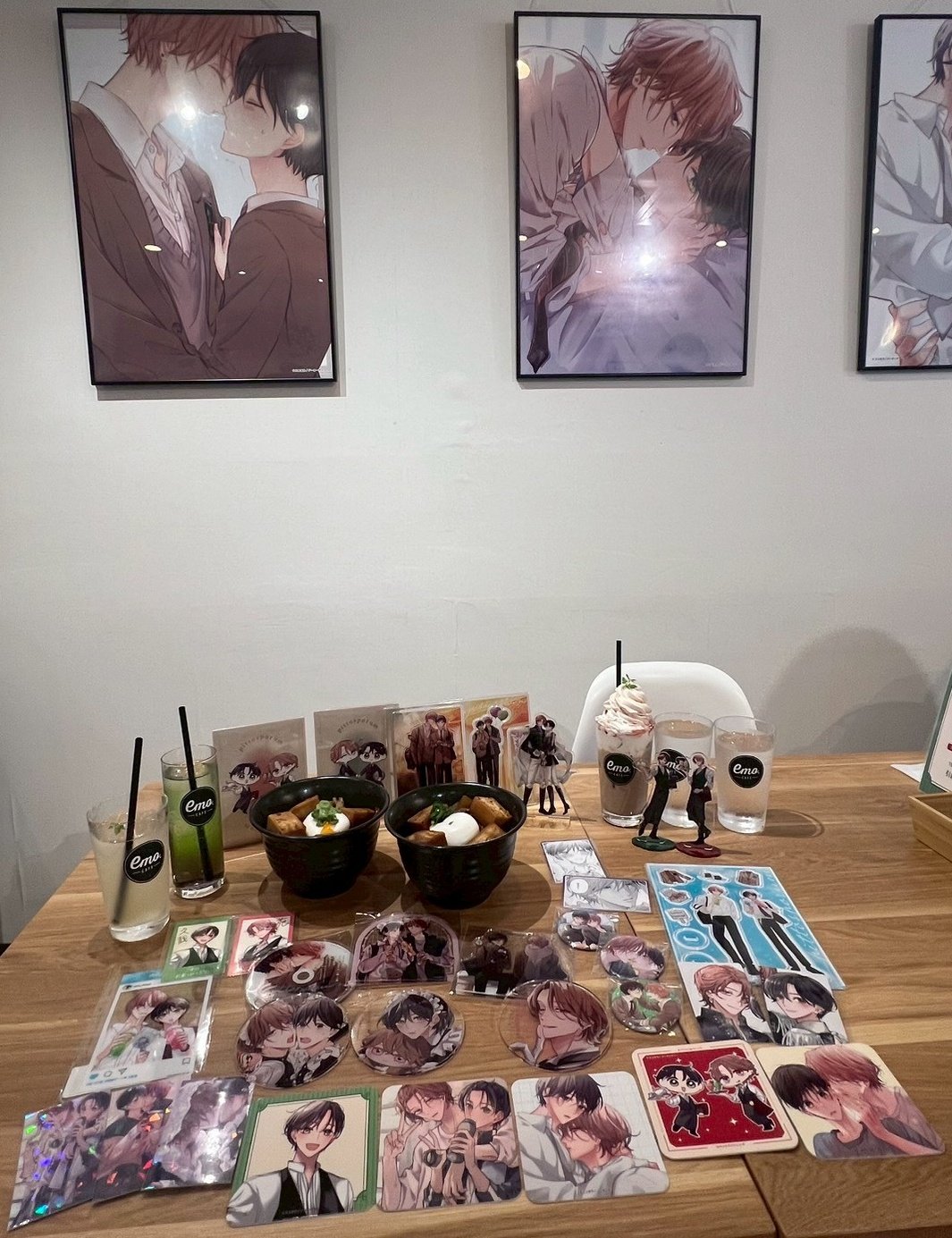 ピットスポルム emocafe コラボカフェ 特典 コースター 全種 三上志乃 ピットスポルム emocafe 特典コースター しおり 三上志乃 先生