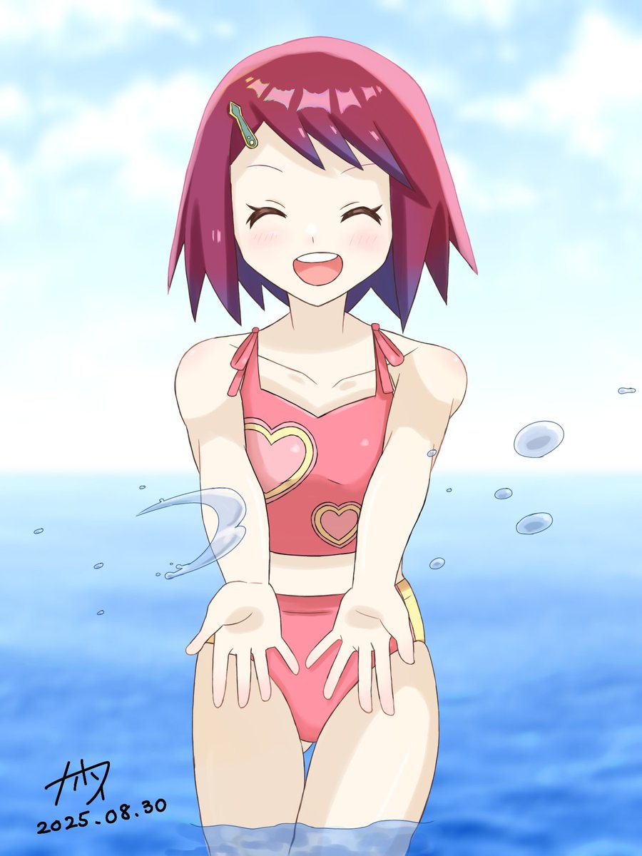 🏖️🌊
#流星のロックマン #響ミソラ #MegamanStarForce