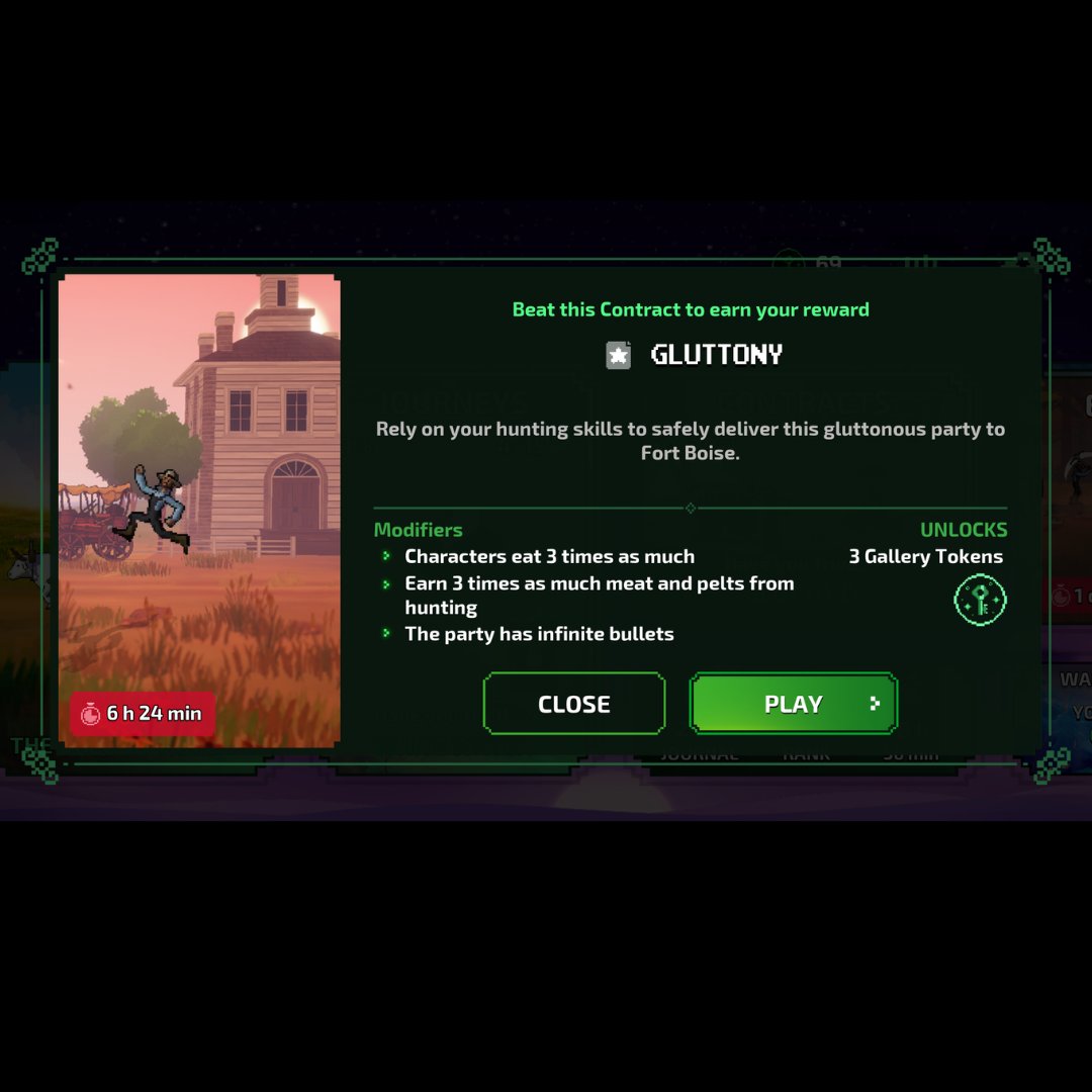 Think you can stomach this limited contract? Find out and play the Oregon Trail today! #Oregontrail