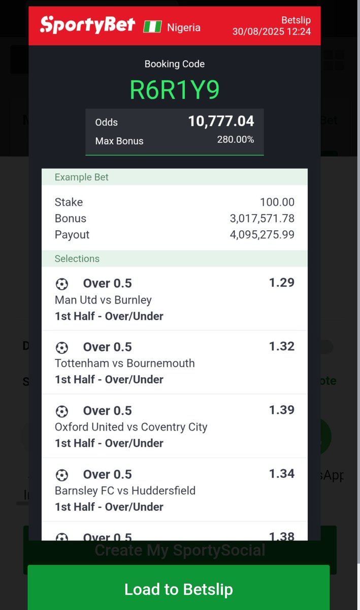 Chidex (@chiz_ice) on Twitter photo 1ST HALF OVER 0.5
10K ODDS R6R1Y9
MY EDIT 800+ ODDS YBGP94
PLAY, EDIT OR FLEX
GOODLUCK â
ïž
<a href="/Kingkuti_/">ð Daddy Fernandes ð ð³ð¬ð²ðœðšðŠ</a> <a href="/Lexybabs/">Lexybabs</a> <a href="/plutostats/">Pluto ðª</a> <a href="/jeffre__/">ððððð¥ð ðïžð</a> <a href="/Tee4real_/">Prynzz Teehð«ðâœð</a> <a href="/TonyTon18203537/">TeeBoy</a> <a href="/EmyAdooh/">Emy_Gcakes</a> <a href="/Joshkin48/">Joshkin</a> 1ST HALF OVER 0.5
10K ODDS R6R1Y9
MY EDIT 800+ ODDS YBGP94
PLAY, EDIT OR FLEX
GOODLUCK â
ïž
<a href="/Kingkuti_/">ð Daddy Fernandes ð ð³ð¬ð²ðœðšðŠ</a> <a href="/Lexybabs/">Lexybabs</a> <a href="/plutostats/">Pluto ðª</a> <a href="/jeffre__/">ððððð¥ð ðïžð</a> <a href="/Tee4real_/">Prynzz Teehð«ðâœð</a> <a href="/TonyTon18203537/">TeeBoy</a> <a href="/EmyAdooh/">Emy_Gcakes</a> <a href="/Joshkin48/">Joshkin</a>