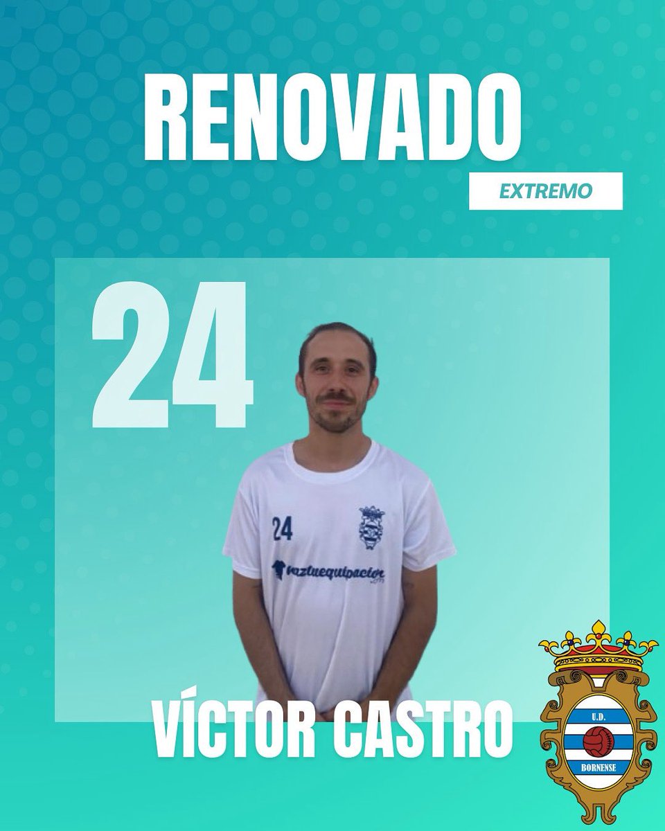 UDBornense's tweet photo. ⚡ Velocidad y desborde para rato 🔵⚪
¡Víctor Castro renueva con la U.D. Bornense! 💪⚽

#UDBornense #Renovación #Extremo https://t.co/HhisU14uP9