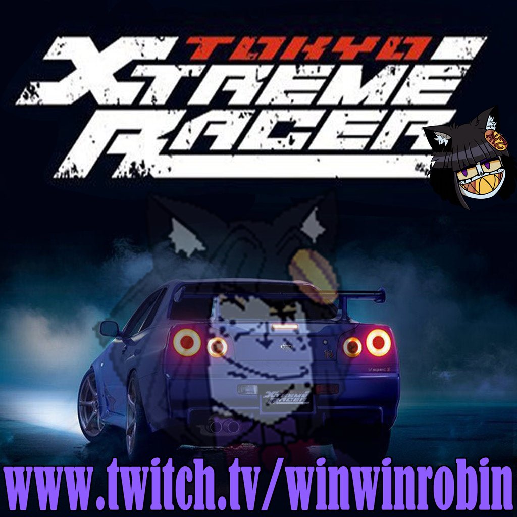 In 1 hour we will be playing TOKYO XTREME RACER - It's the weekend so it's time to sit back, have a nice drink and go for a lovely, relaxing ride...It's been ages since I've played a racing game and I just got a PC steering wheel so insanity is imminent!