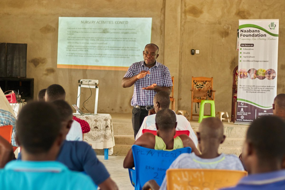 Naabans's tweet photo. This wasn’t just training—it was planting a new mindset: agriculture as a career of dignity &amp; growth. 🌍

Proudly part of our Local Resource Mobilisation initiative under CSSP, implemented by @STARGhana  &amp; @wacsi .

💡 The future belongs to youth who turn soil into opportunity. https://t.co/Un1I48rpKl