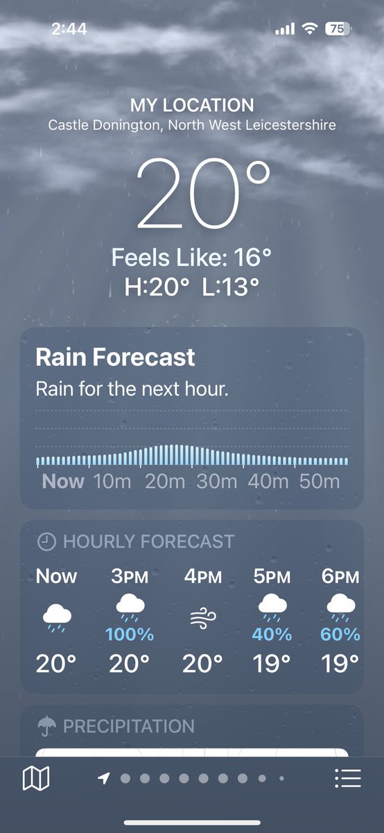 Looks like @btcc qualifying might be a tad damp! <a href="/DoningtonParkUK/">Donington Park</a> <a href="/ITVSport/">ITV Sport</a>