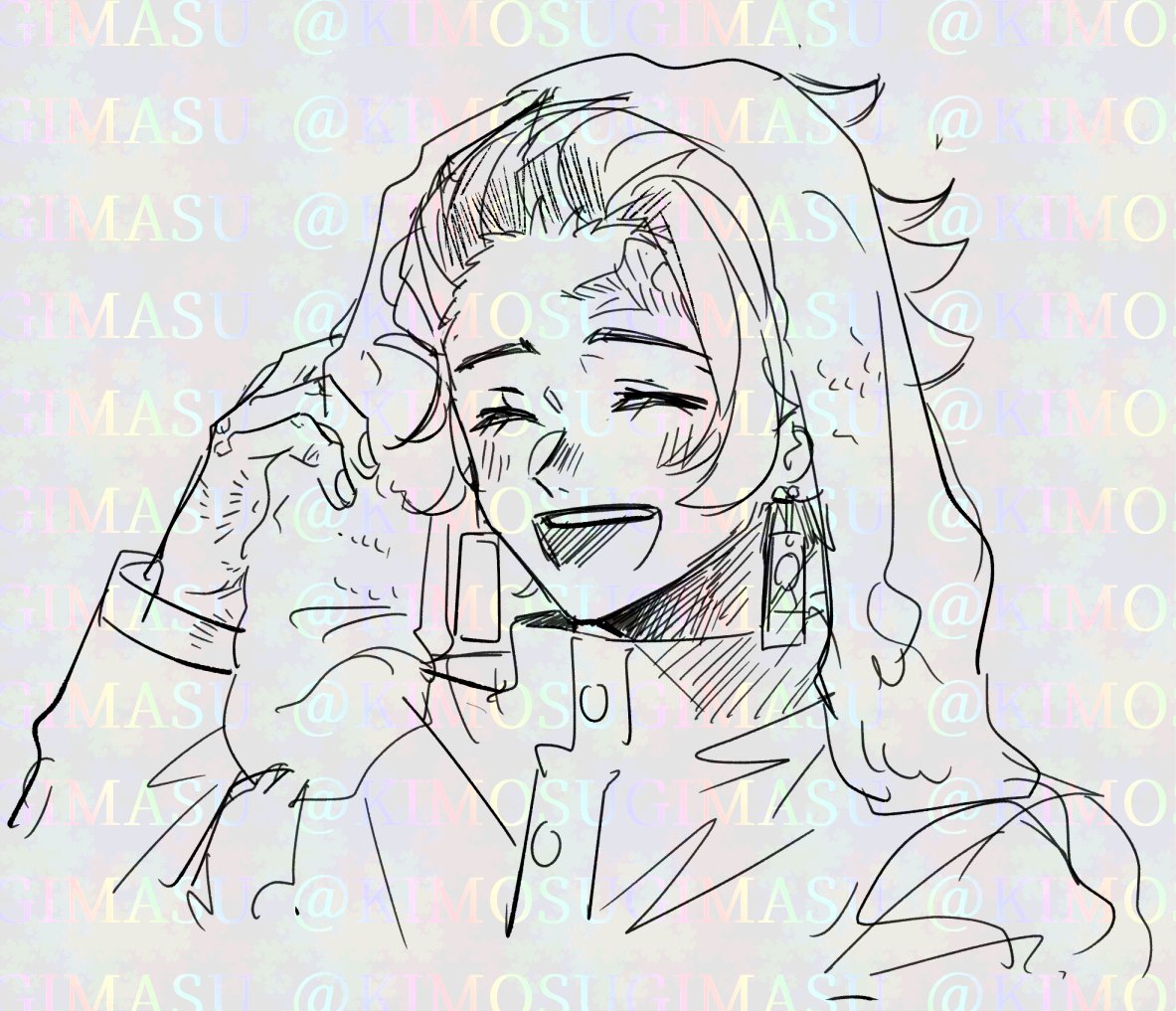 竈門炭治郎 「落書きってやつなんだなコリが(;^_^A(;^_^A(;^_^A(;^_^A(;」|KIMO⚠️RWBY V9 SPOILERS⚠️のイラスト