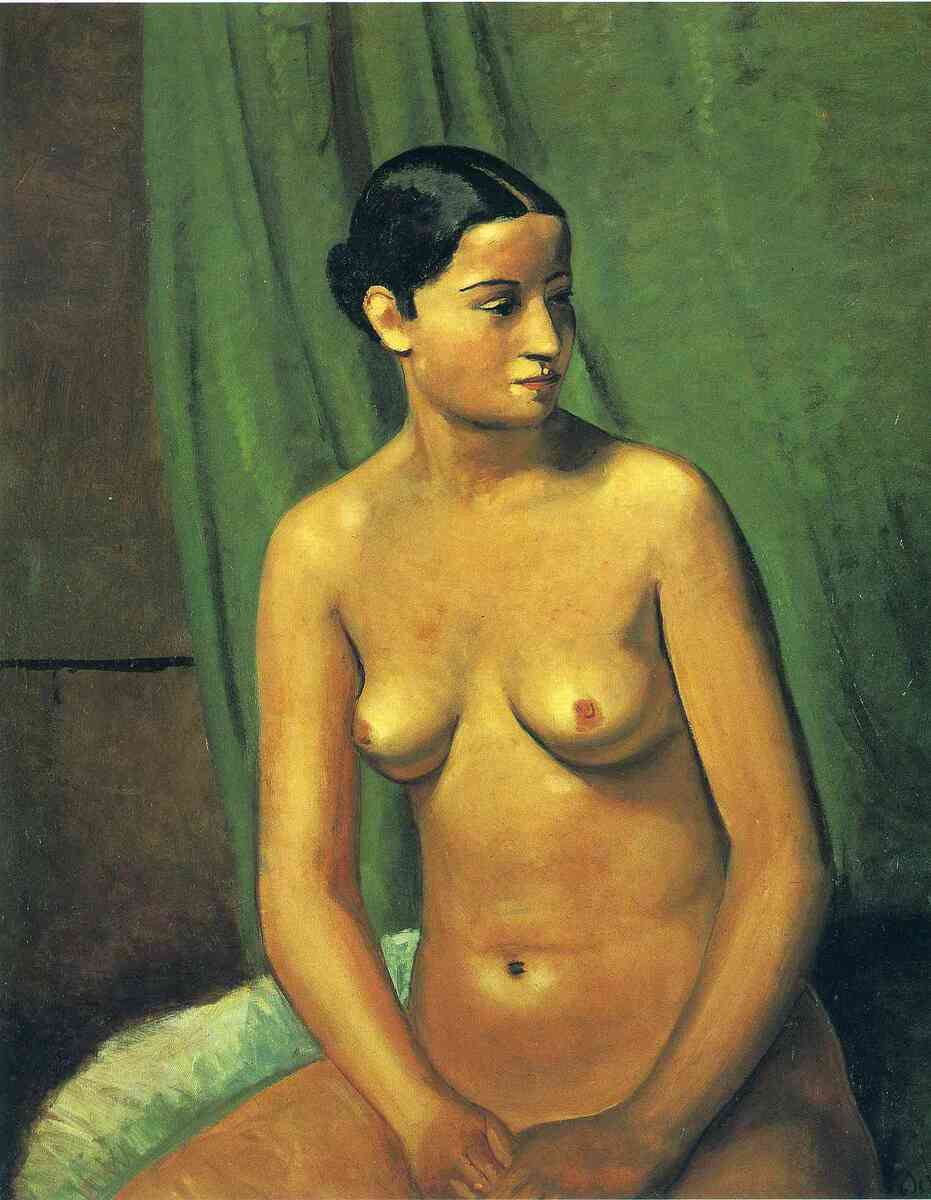The female nude in front of green hanging wikiart.org/en/andre-derai…