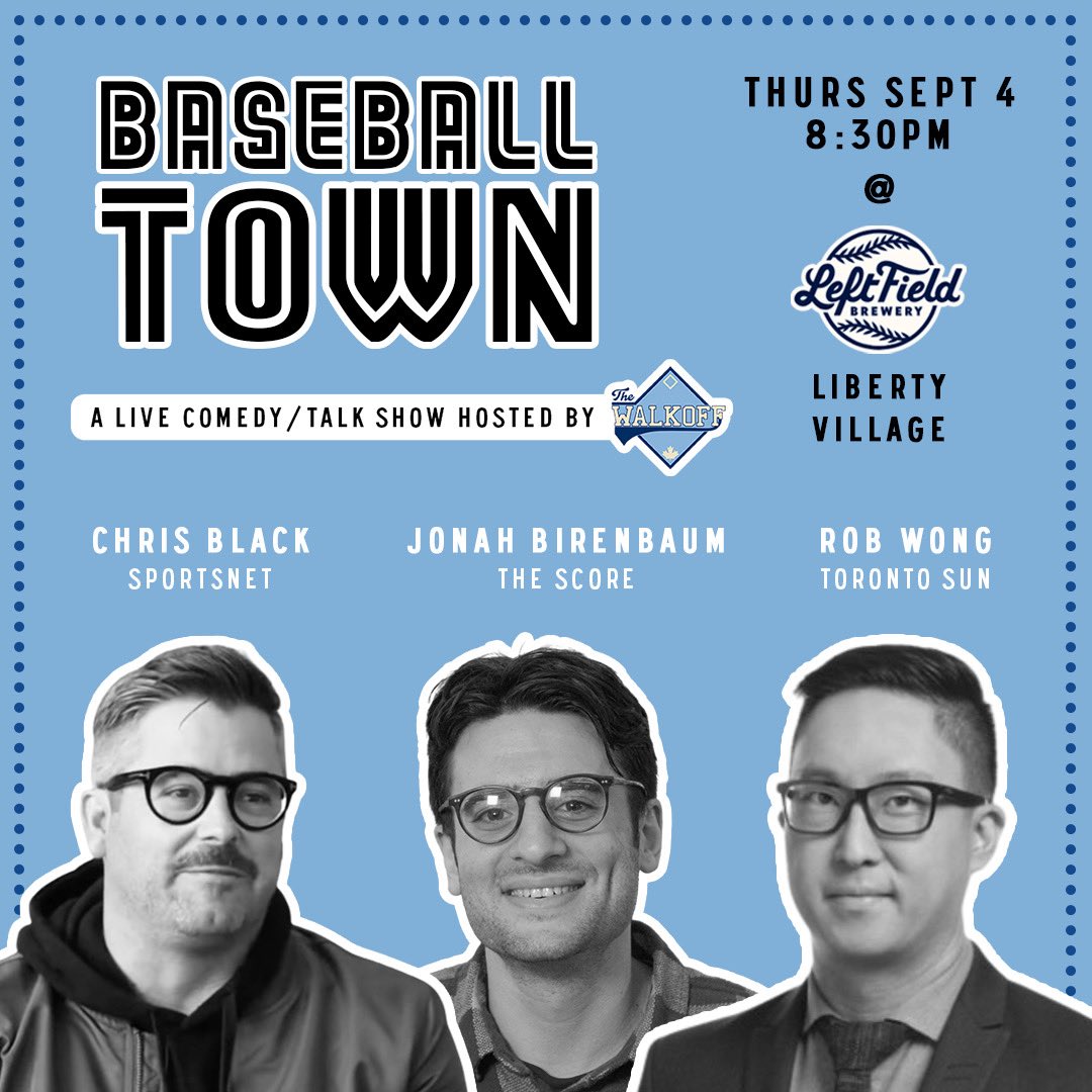 5 days till the final Regular season Baseball Town of the year!  It’s going to be a big one!

eventbrite.ca/e/156674211082…