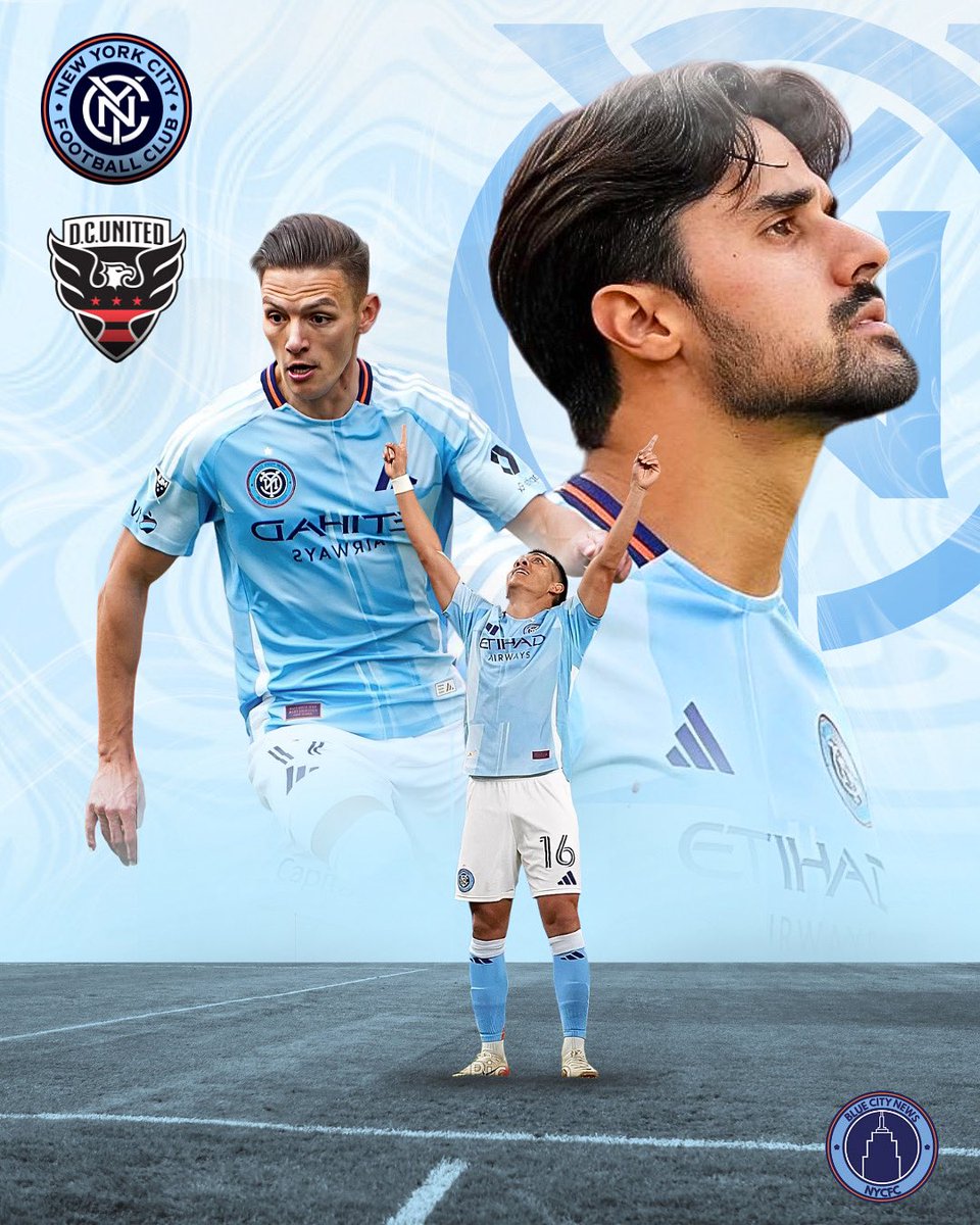 BlueCityNewss's tweet image. It’s MATCHDAY! Today the Boys in Blue face off against DC United in Yankee Stadium at 7:30PM EST! COYBIB💙

#nycfc #newyorkcityfc #mls