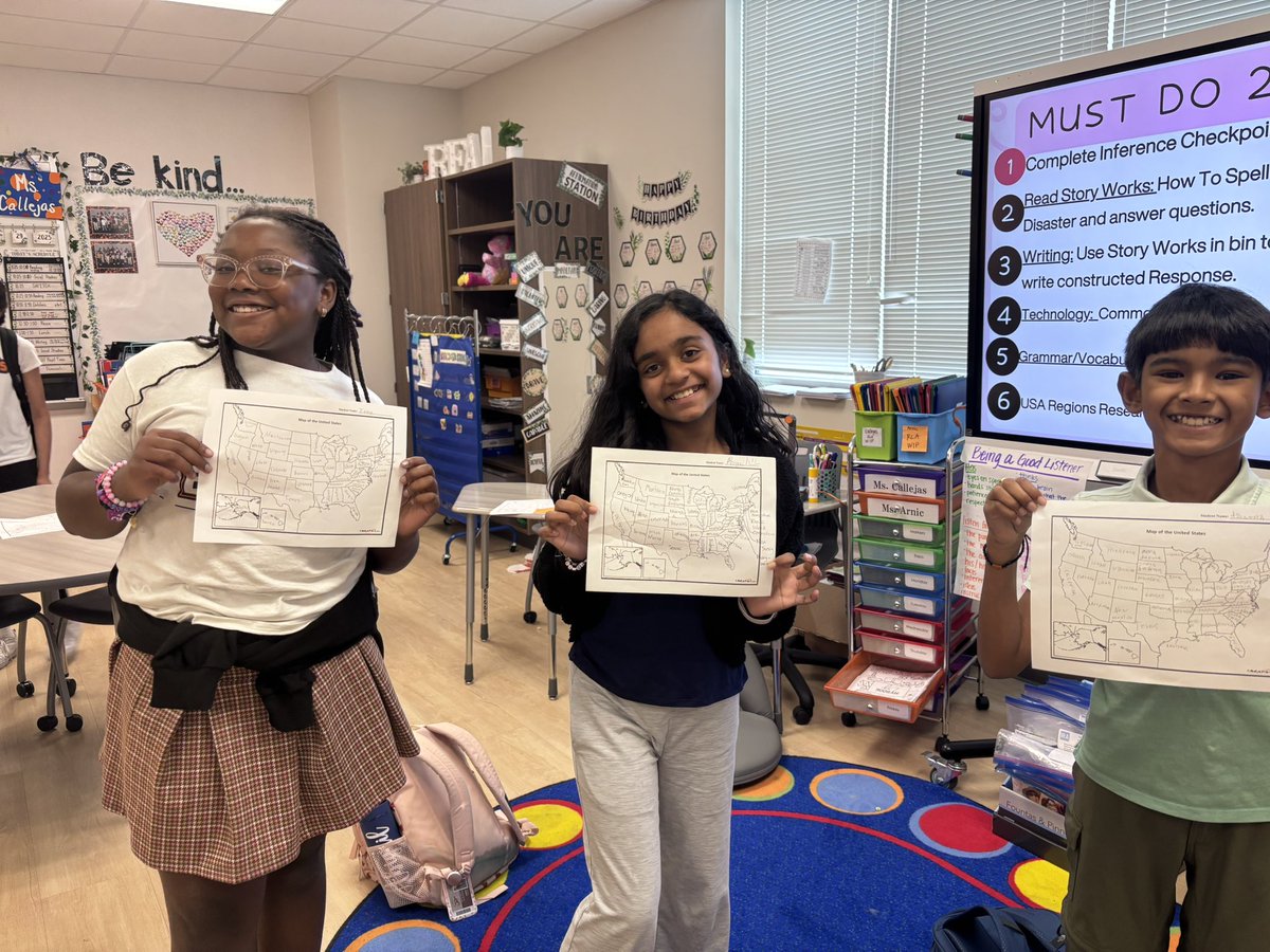 This year is off to a great start! We have done so much! We have launched with gallery walks, ECR’s, and we finished Friday with a Map Challenge! #StripesWellEarned