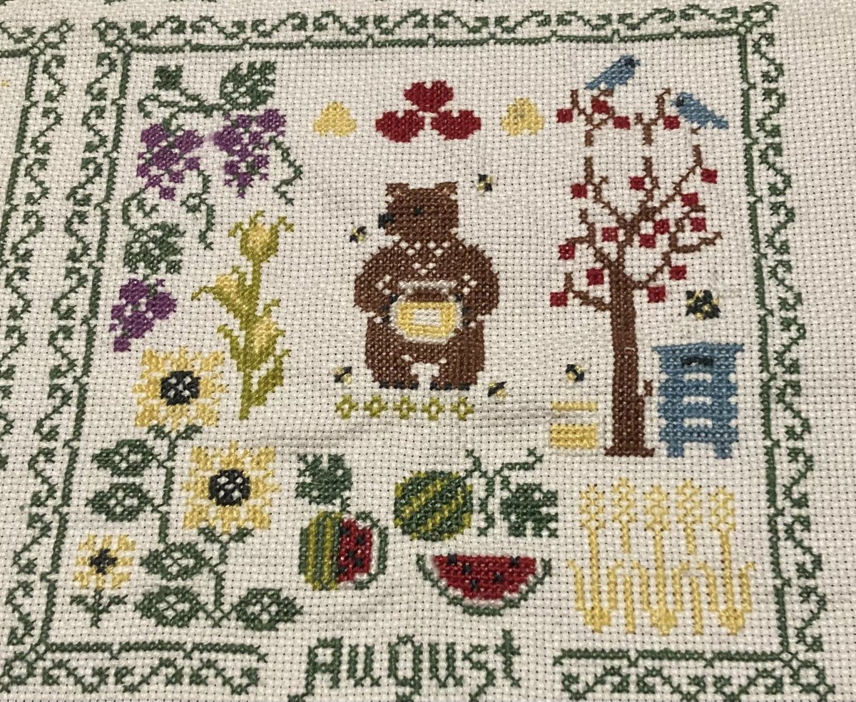 2025owlforest embroidery SAL
TWELVE MONTHS
8.August            8日目

 #of_twelve_months_SAL
#クロスステッチ