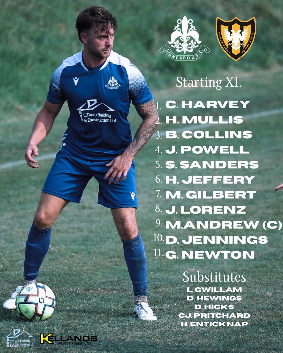 LiskeardAthlet1's tweet photo. How we line up against Falmouth Reserves this afternoon. https://t.co/ltVDJvi9ZG