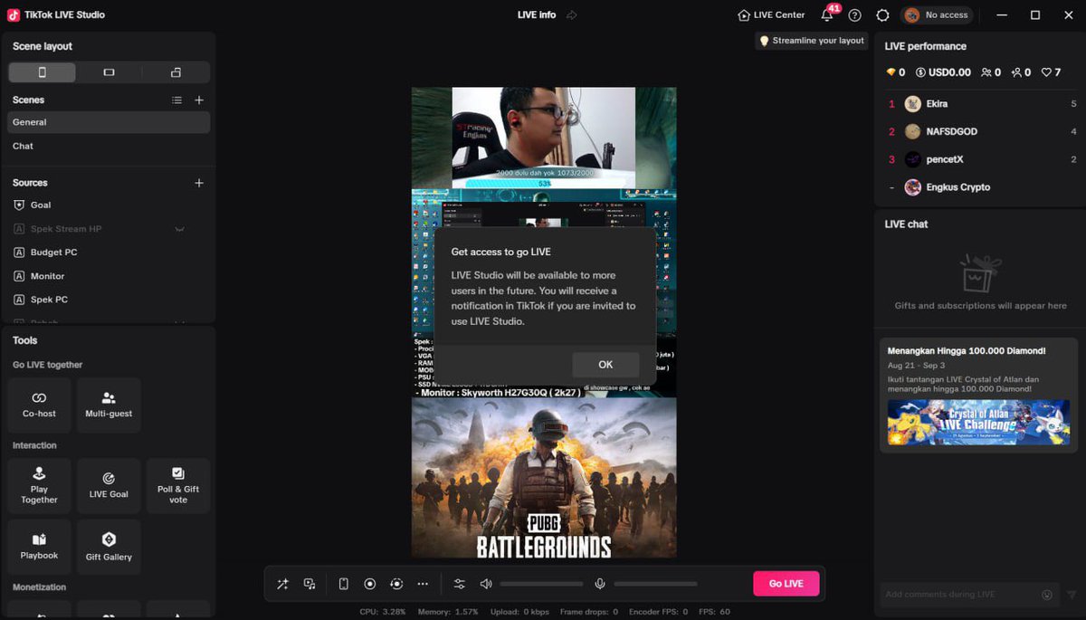 Tiktok tiba tiba gabisa live, hmmm . Apakah ada hubungannya dengan looting di rumah ahmad sahroni? ( Bertanya dengan kanjoed lembut )

#bertanya