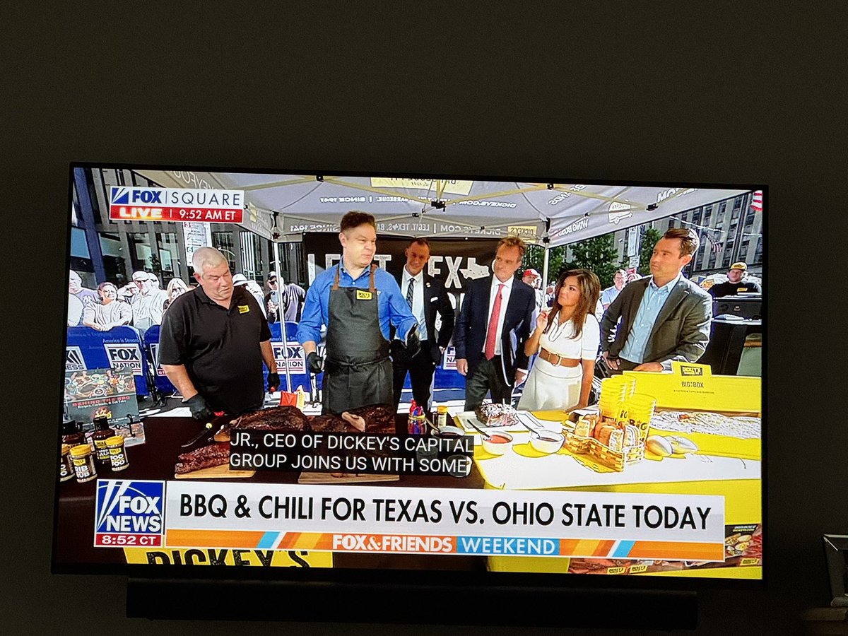 TravisHeim's tweet image. No one else was available to represent “TX BBQ”??