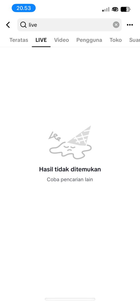 Shrfa_19's tweet photo. Kerjaan gue live tp gbisa ngelive setver down smua https://t.co/ymBT98EKWn