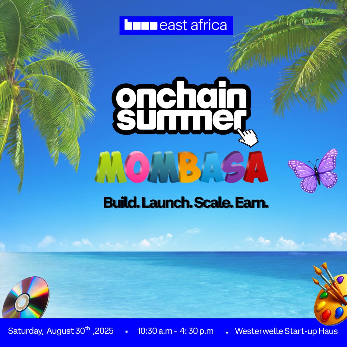 Based East Africa (@basedeastafrica) on Twitter photo We are live in Mombasa Kenya today <a href="/wsh_mombasa/">Westerwelle Startup Haus Mombasa</a>, with our Base Ambassadors <a href="/HazardKrypto/">hazard franq 🌍 💻</a>, <a href="/_ChrisOketch/">iamchris.base.eth</a>, and <a href="/nellycyberpro/">Xiaomao ∅ ∖ ∅</a>, founder of <a href="/ledgerlady_/">ledgerlady</a>!
Come Build, Launch, Scale, Earn as you <a href="/buildonbase/">Base Build</a> this Onchain Summer. We are live in Mombasa Kenya today <a href="/wsh_mombasa/">Westerwelle Startup Haus Mombasa</a>, with our Base Ambassadors <a href="/HazardKrypto/">hazard franq 🌍 💻</a>, <a href="/_ChrisOketch/">iamchris.base.eth</a>, and <a href="/nellycyberpro/">Xiaomao ∅ ∖ ∅</a>, founder of <a href="/ledgerlady_/">ledgerlady</a>!
Come Build, Launch, Scale, Earn as you <a href="/buildonbase/">Base Build</a> this Onchain Summer.