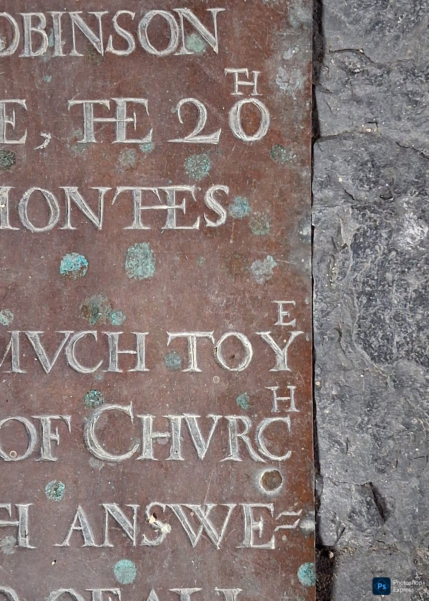 '... Henry Robinson...he hath left behind him a rare example of children's obedience unto there (sic) parents unto succedinge generations.'
I love everything about this #memorial, especially the way its maker has though out the space saving devices. 
All Saints, Ryther.