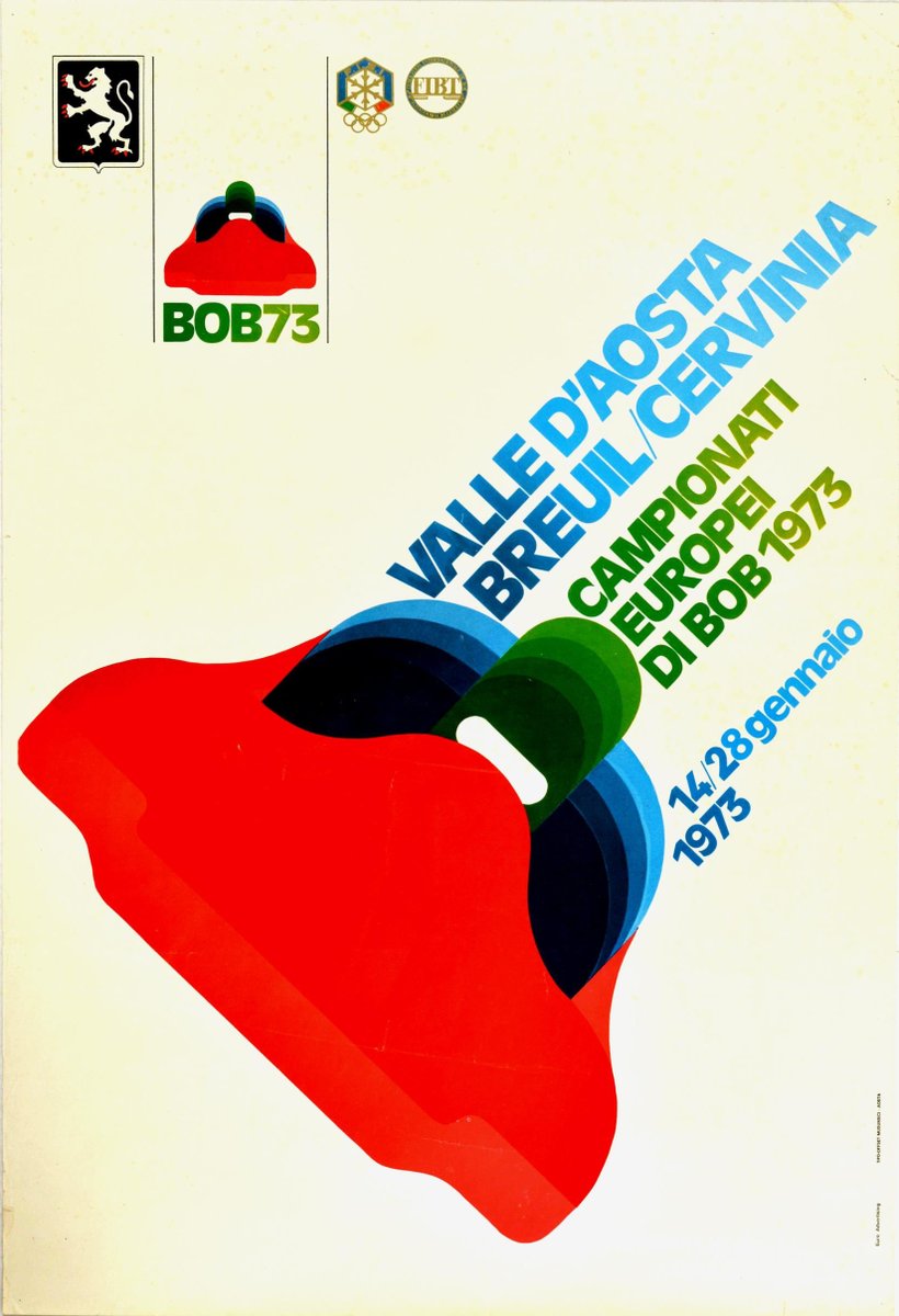 #LotOfTheDay 20 September Sale — view our auction catalogue and bid now at antikbarauctions.com/catalogue/lot/… 

Lot 270: Valle D'Aosta Breuil Cervinia Campionati Europei Di Bob 1973 European Bobsleigh Championships 

#AntikBar #VintagePoster #Bob73 More info/links at antikbar.co.uk/pages/antikbar…