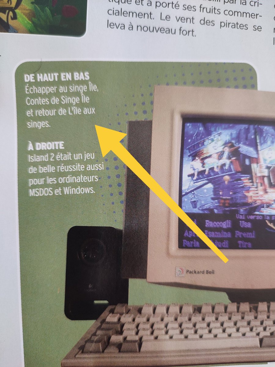 GSalinat's tweet photo. Quand le rétro gaming devient un moyen simple de gagner de l'argent. Le numéro 1 (déjà collector) de retro bit, vendu comme la référence retro gaming PC. Mais simple traduction de l'édition italienne, sans la moindre relecture, le tout pour 12,50€ ! https://t.co/umXIKx88Mp