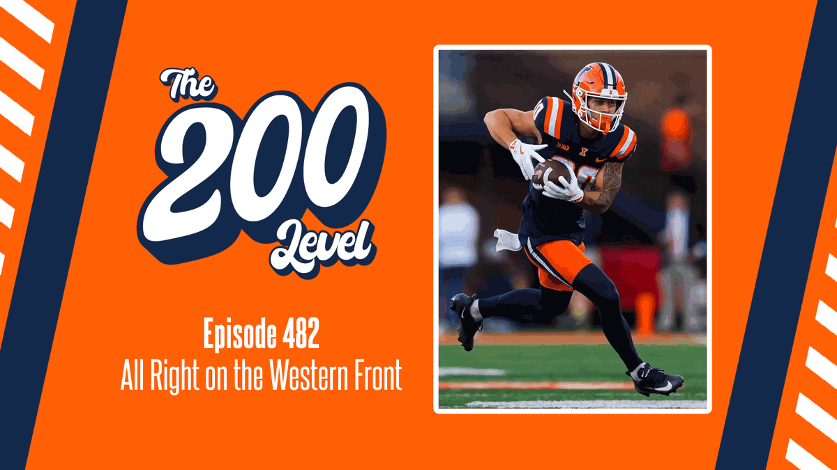 SATURDAY: <a href="/The200Level/">The 200 Level: A Fighting Illini Fan Podcast</a>, Episode 482 - All Right on the Western Front

<a href="/FanboyCarp/">Mike Carpenter</a> reacts to #Illini football's dominant debut, a 52-3 blowout win over Western Illinois.

Going LIVE at 10am CT on X, YouTube, and Facebook.