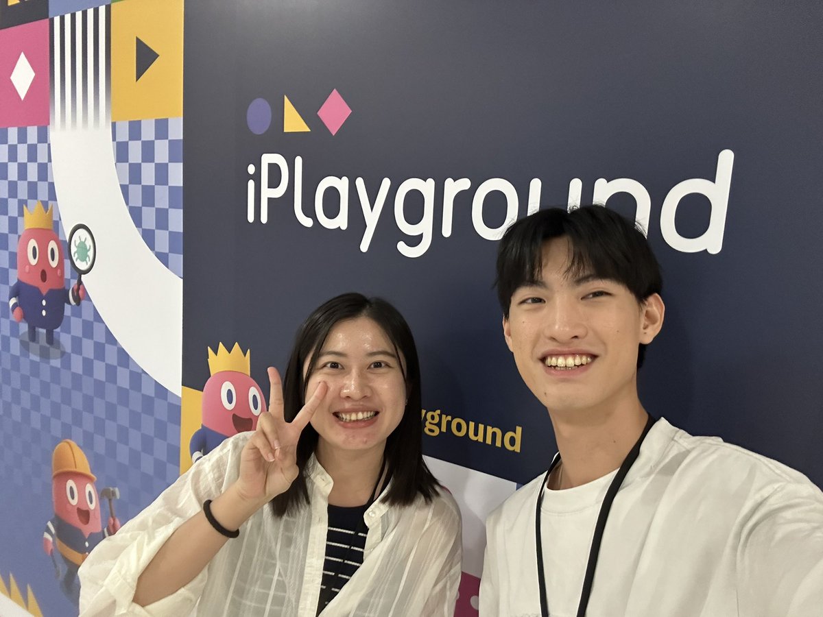 Day1 #iPlayground2025 
見到老朋友，認識新朋友！
當講者實在太 respect 🫡 
有充到電的感覺真好🔋