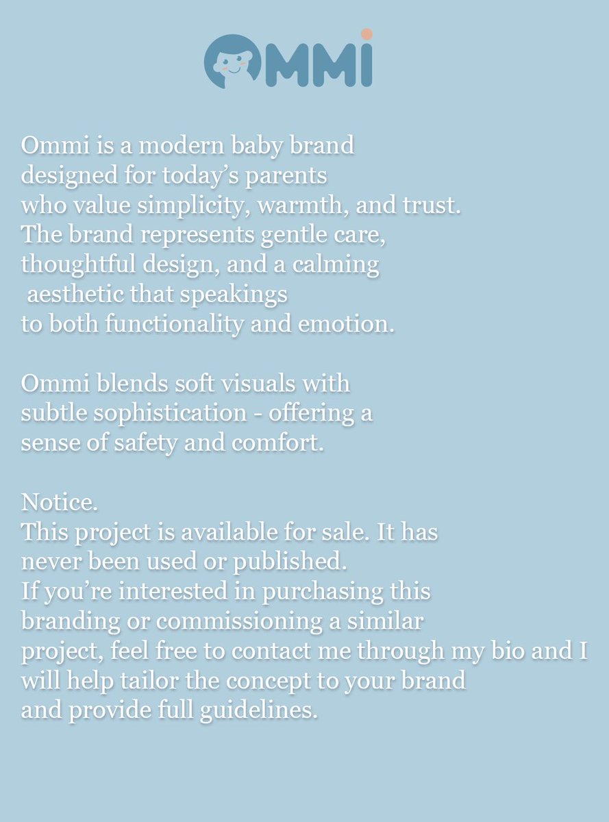 maxgraphdesign's tweet image. New Project Spotlight ✨
I had the pleasure of designing a logo for Ommi, a modern baby brand who needed urgent help with their branding.

Need a logo that tells your brand’s story? DM me — I’d love to help!
(Link in bio)

#branddesigner #visualidentity #branding