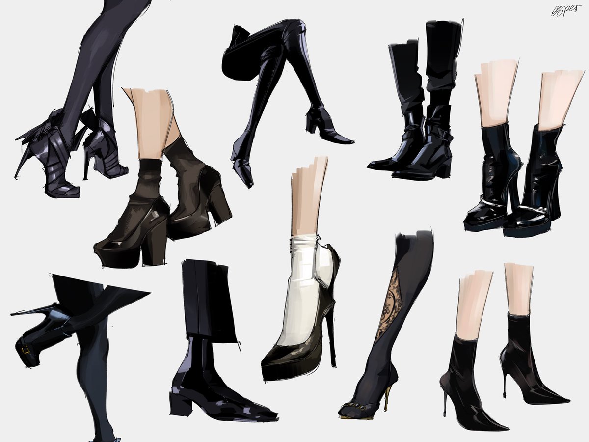 eesspr's tweet image. footwear #sketch #arttwt #studies #artshare #artmoots