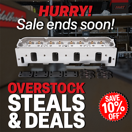 EdelbrockUSA's tweet photo. It's not too late! Sale ending August 31
Save 10% on select overstock performance parts from Edelbrock®, COMP Cams®, TCI®, and
FAST® — plus free shipping on orders $50+.
https://t.co/MXrhjZUy80
#edelbrock #overstocksale #overstock #sale #partssale https://t.co/sDi75bxrIz