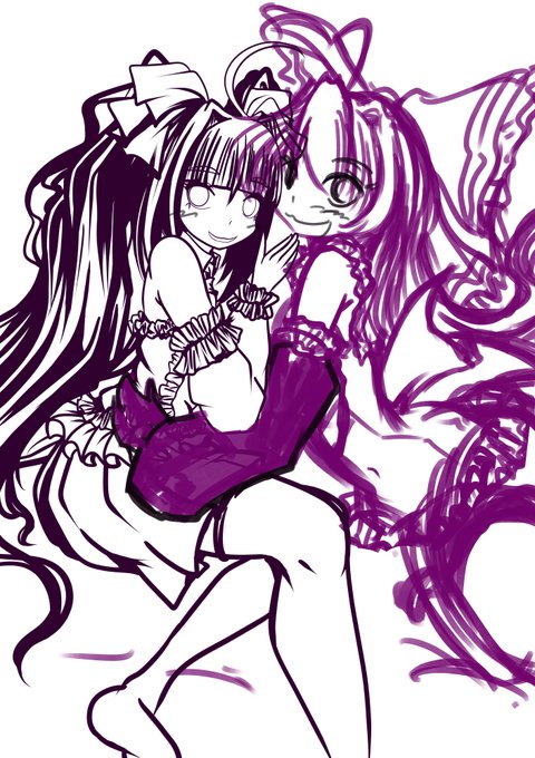 双子うちの子wip
#アルムちゃそ #フィリアちゃそ
#オリキャラは性癖の見本市 