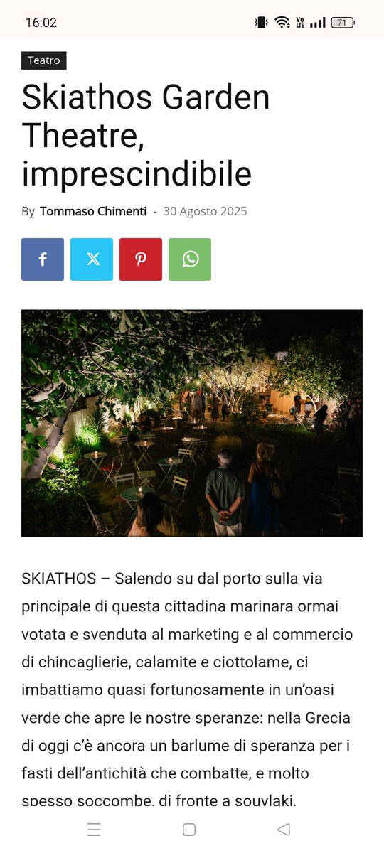 gagarin-magazine.it/2025/08/teatro… #Greece  #skiathos #criticateatrale #tommasochimenti