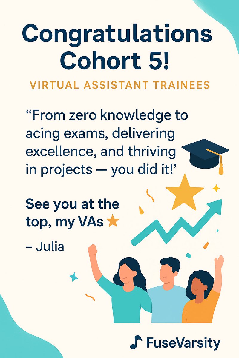 Wrapped up my last class with the <a href="/FuseVarsity/">FUSE Varsity</a> Cohort 5 Virtual Assistant trainees 
This cohort has been fun. Let me tell you why