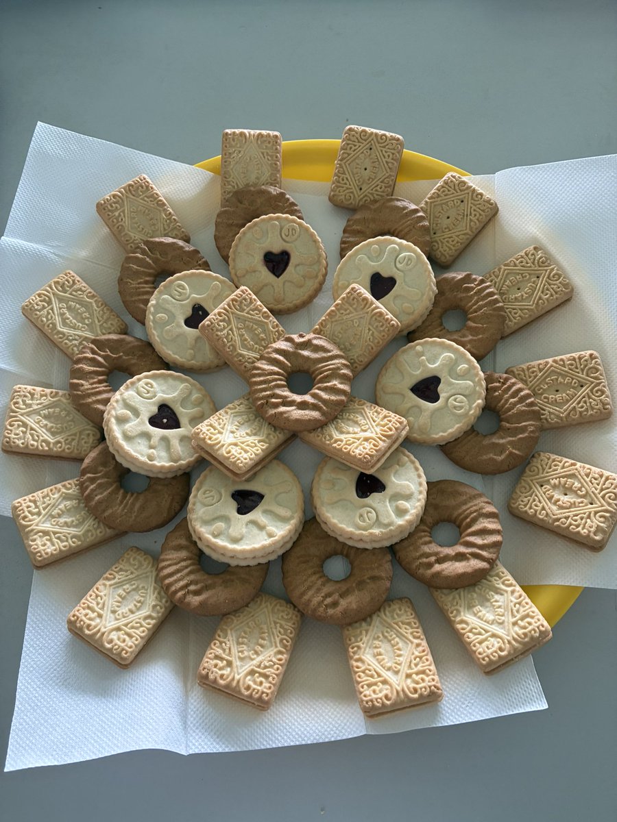 Today’s biscuits, fingers crossed for a good result #oufc