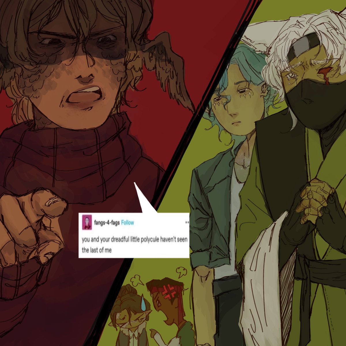 vinhdery's tweet photo. grian after etho betrayed🥀

#grianfanart #ethoslabfanart #smajorfanart #bdoubleo100fanart #goodtimeswithscarfanart #cabincore #trafficshipping #pastlifefanart https://t.co/p5yUIDBwau